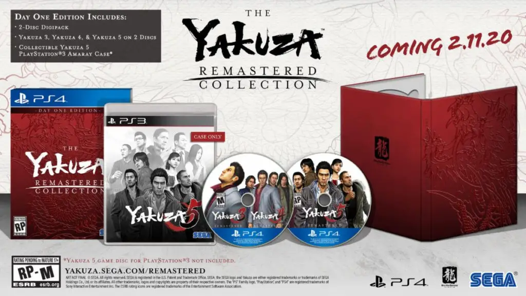 The Yakuza Remastered Collection Day One Edition