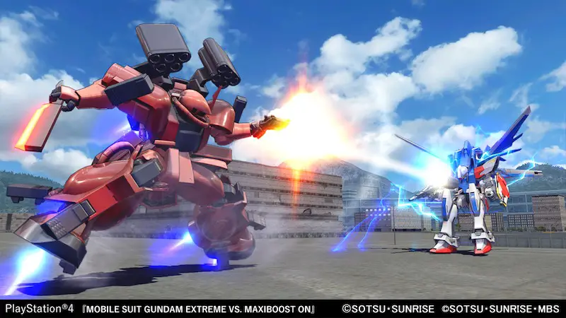 Mobile Suit Gundam Extreme VS Maxiboost On 4
