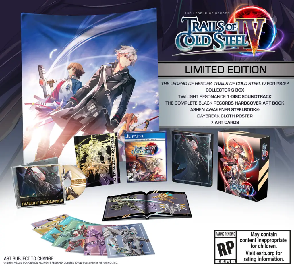Trails of Cold Steel IV Limited Edition