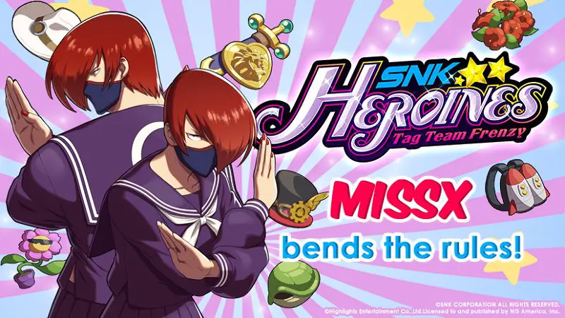 Iori Yagami Returns as MissX in SNK Heroines Tag Team Frenzy
