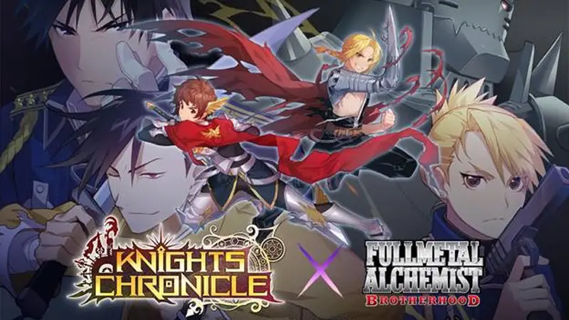 Mobile RPG ‘Knights Chronicle’ Reveals Fullmetal Alchemist Collaboration Event