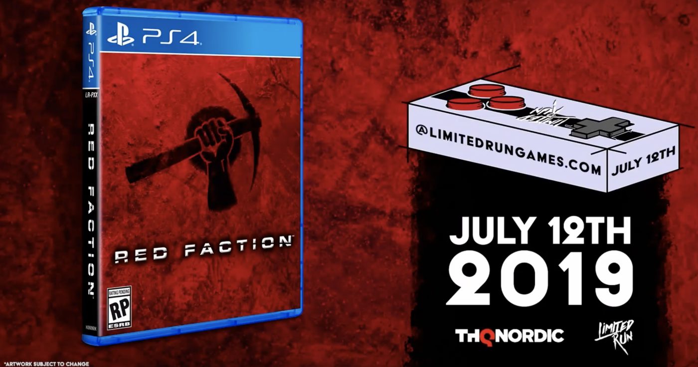 Classic Shooter ‘Red Faction’ Gets a PS4 Physical Release Next Month