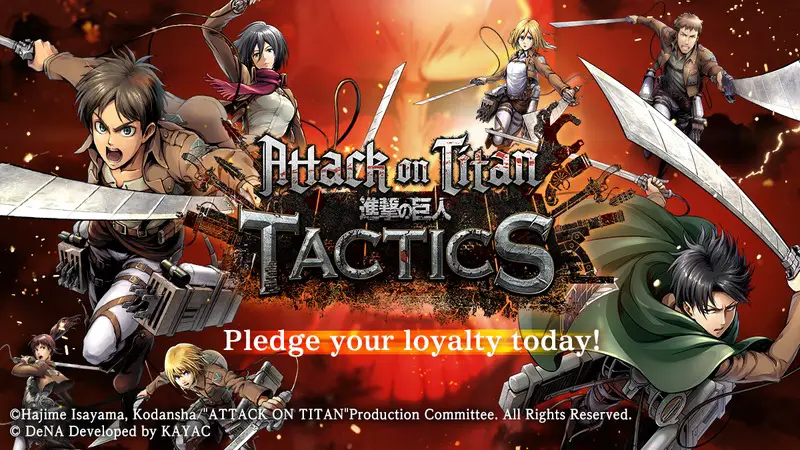 Mobile RTS ‘Attack on Titan: Tactics’ Release Window Revealed