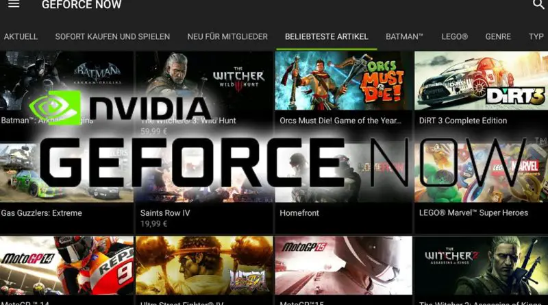 GeForce NOW Streaming Service
