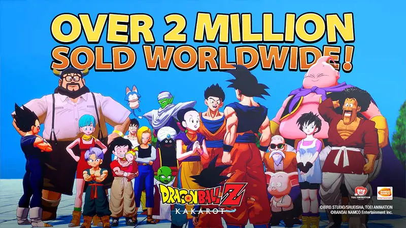 Dragon Ball Z: Kakarot Sold 2 Million Copies Worldwide, Just Saiyan