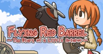 Flying Red Barrel