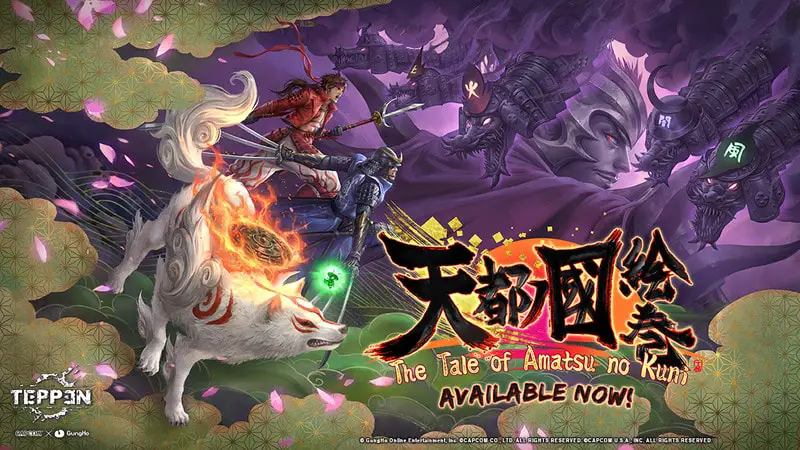 Okami and Sengoku Basara Join Teppen in Latest Expansion Today With New Cards, Abilities, Tribes and Skins