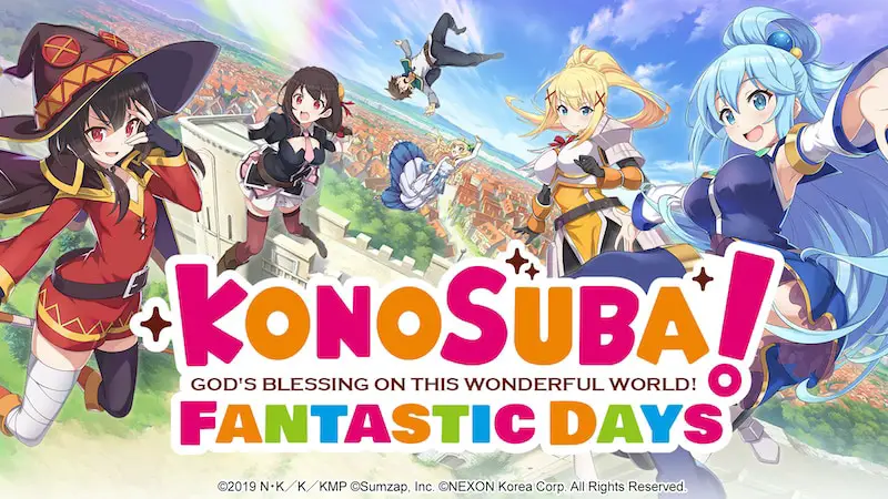 KonoSuba: Fantastic Days! Introducing Kazuma and Aqua 