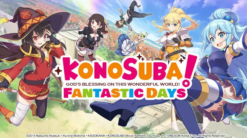 Mobile RPG ‘KonoSuba: Fantastic Days’ Gets Global Release Date Later This Month