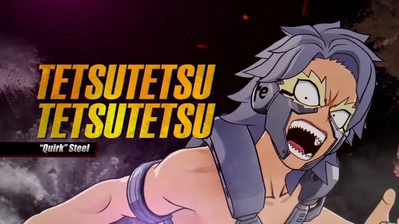 Tetsutetsu Launches Today as the Next DLC Character in My Hero One’s Justice 2