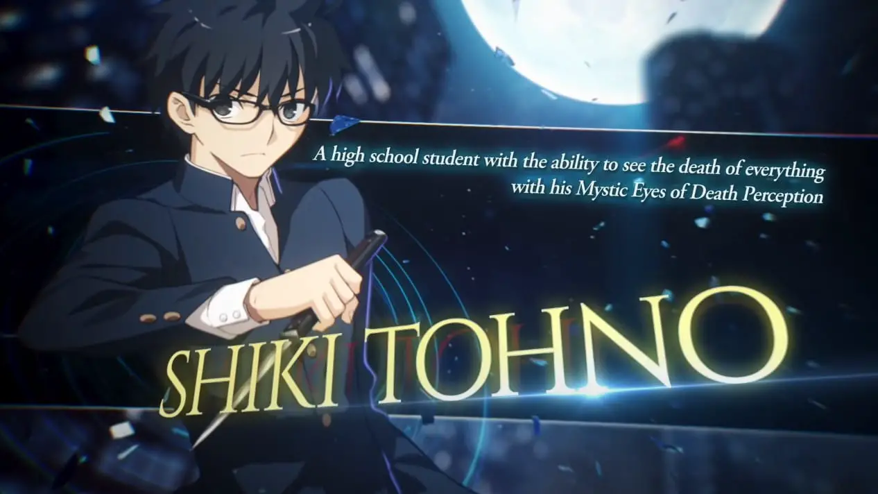 Melty Blood: Type Lumina Gets A New Trailer Showing Shiki Tohno in Action