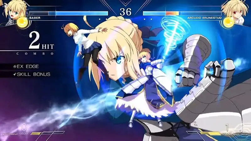 Fate/Stay Night’s Saber is Summoned to ‘Melty Blood: Type Lumina’ in new Preview