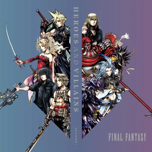 Final Fantasy Series Vinyl Set Featuring Tracks of Heroes and Villains Available For Pre-Order on Square Enix Store; Nomura Artwork, 64 Tracks