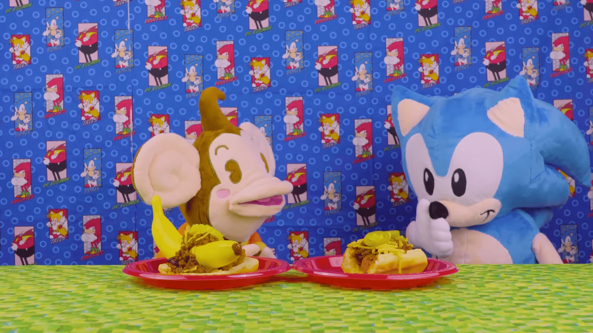 Sonic and AiAi Cook Banana Chili Cheese Dogs in Official Video (Yes, You Read That Correctly)