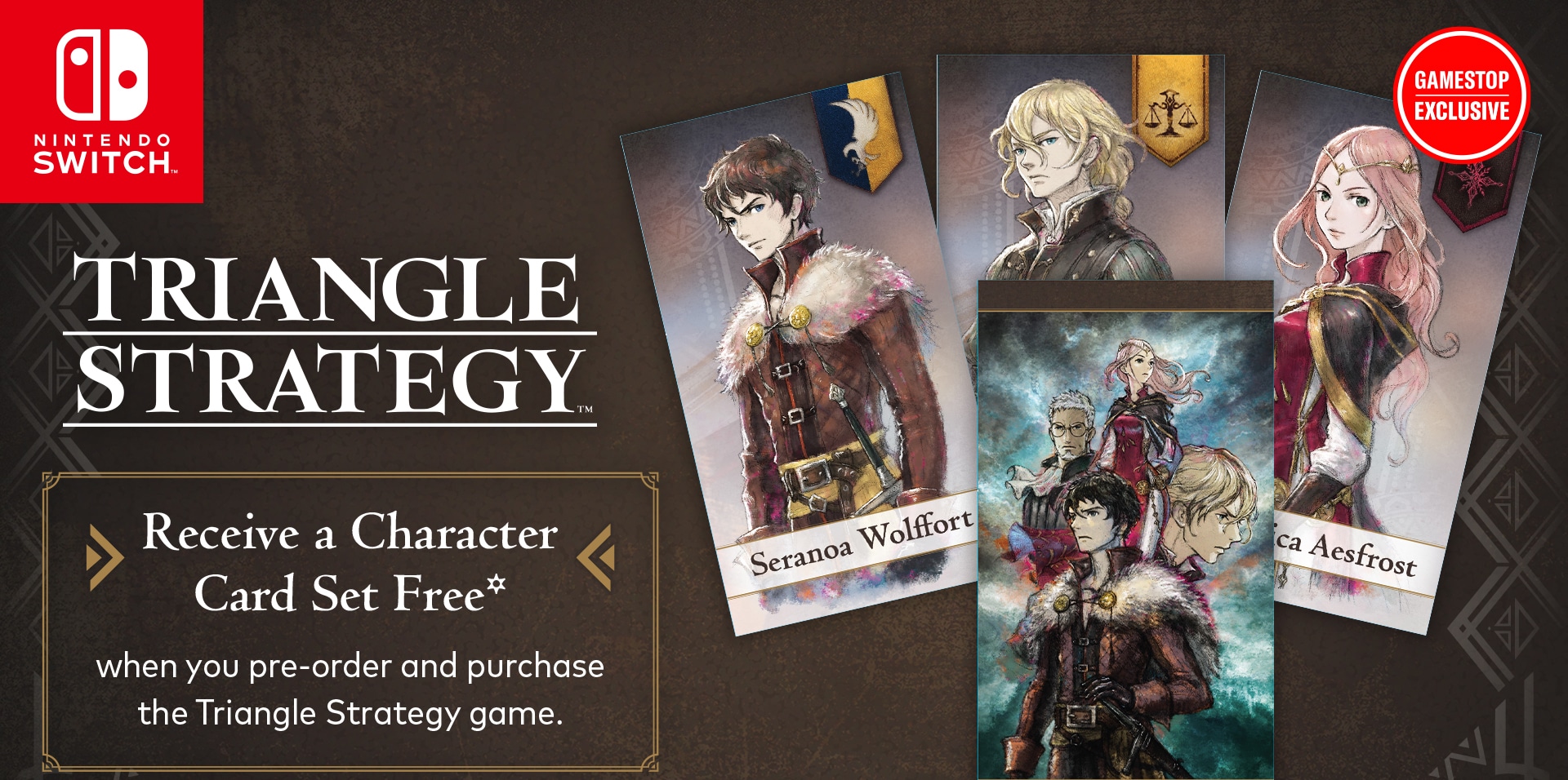 Pre-Ordering Triangle Strategy From GameStop Grants Customers 8 Character Art Cards