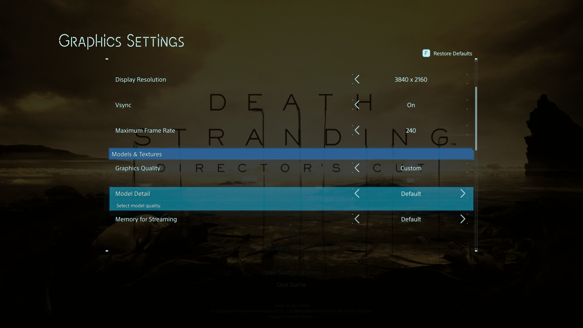 Death Stranding: Director's Cut - still impressive on PC, but
