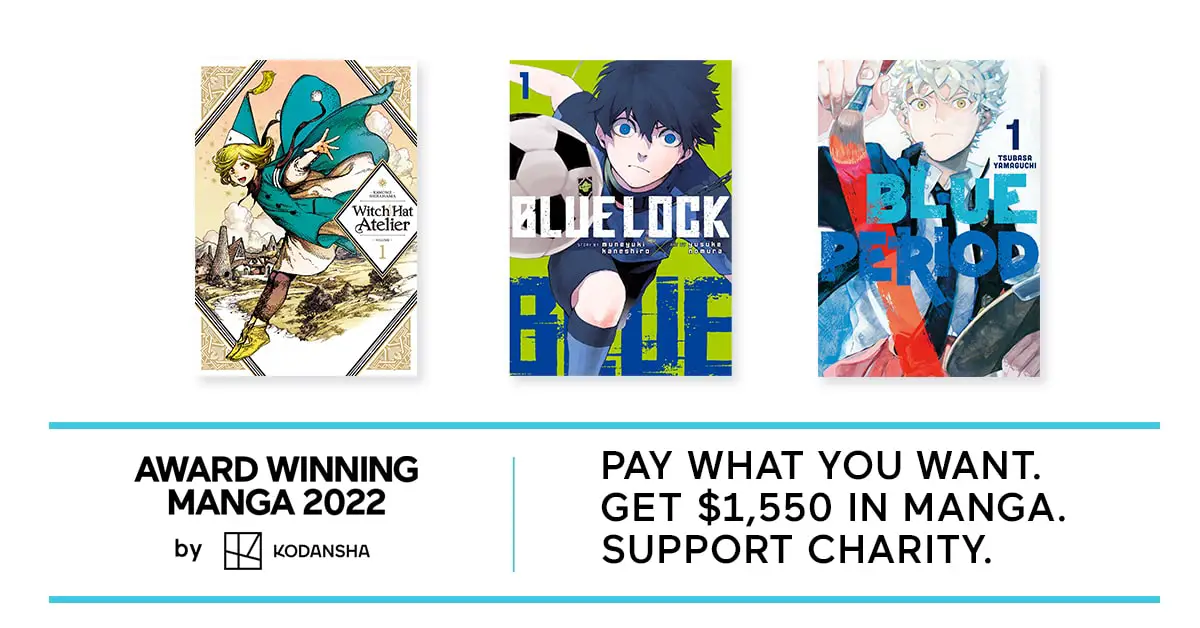 Humble Bundle and Kodansha Host “Award-Winning Manga 2022” Bundle Featuring Over $1500 of Manga for $40
