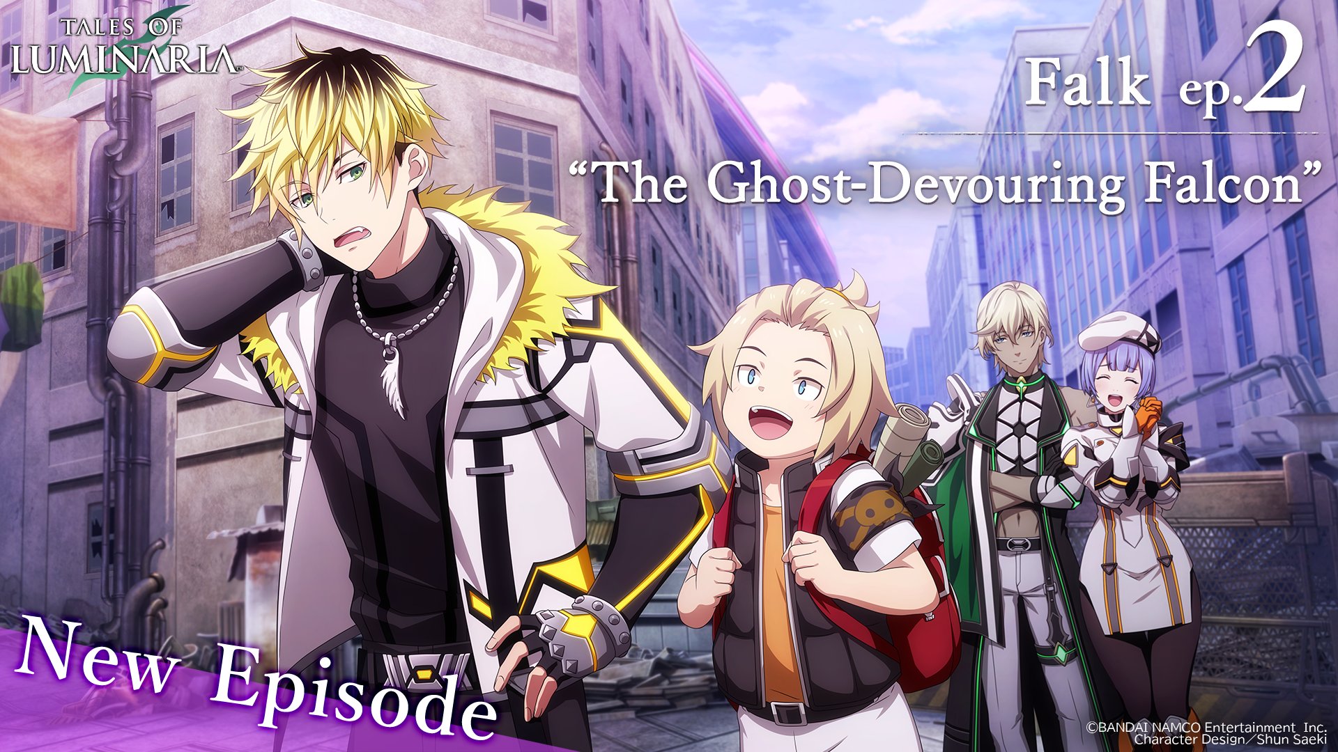 New Tales of Luminaria Update Tomorrow; Falk Episode 2 “The Ghost-Devouring Falcon”