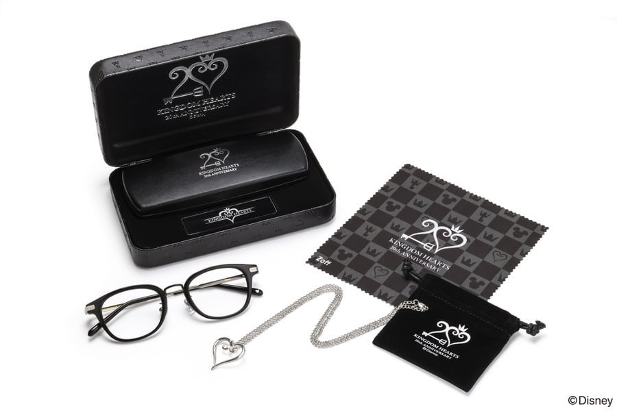 Kingdom Hearts 20-Year Anniversary Glasses, Cloths & Cases Revealed; October 2022 Shipments