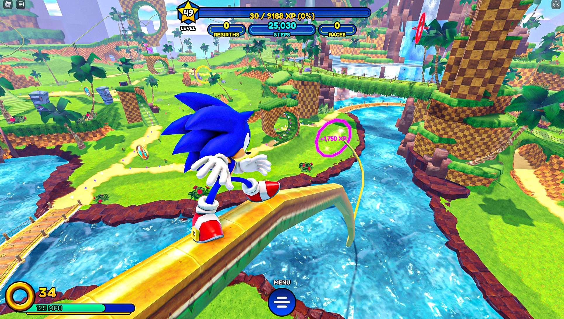 Official Sonic the Hedgehog Open-World Roblox Game Available; Sonic Speed Simulator
