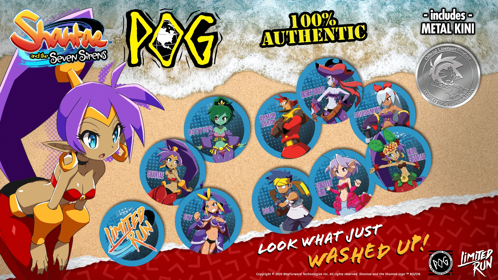 Get Ready to Pog Out of Your Mind with Official Shantae POGs; Available for Pre-Order