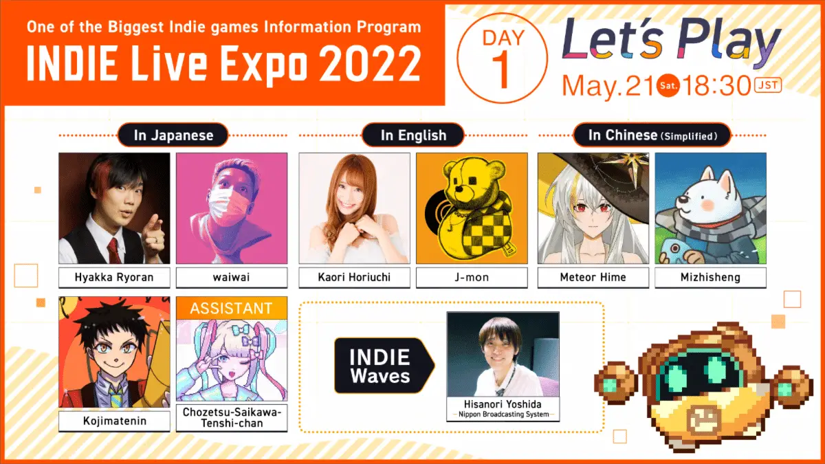 Indie Live Expo 2022 Begins Tomorrow; Weeklong Event with New Game Reveals & Updates