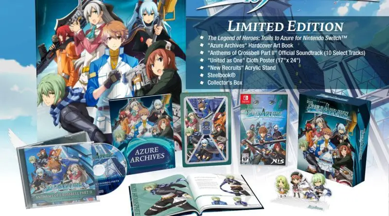 the legend of heroes trails to azure limited edition