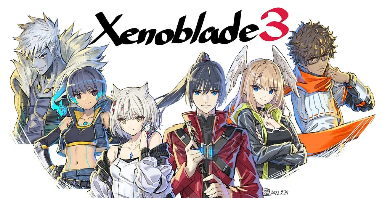 Xenoblade Chronicles 3 Character Designer Shares Commemorative Launch Illustration of Primary Cast