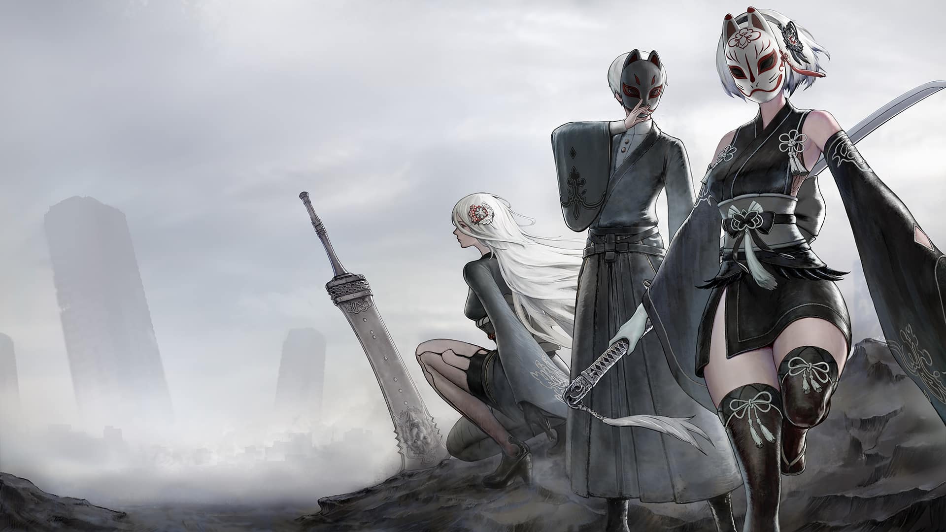 NieR:Automata The End of YoRHa Edition Shares 4 New Commemorative Launch Illustrations