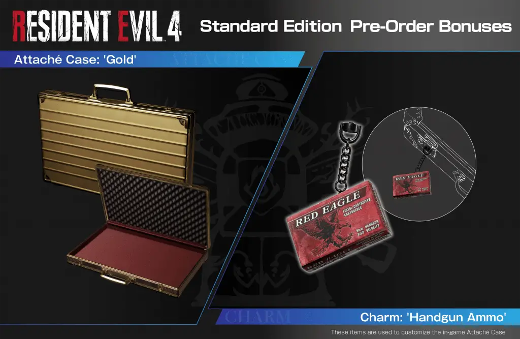 RE4 Standard Preorder Contents
