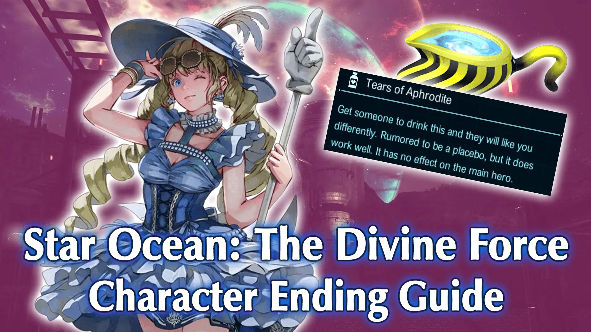 Star Ocean The Divine Force; How to Get All Character Endings