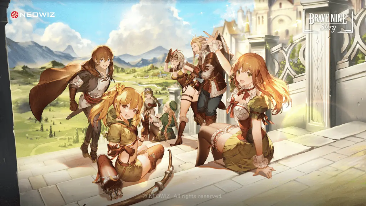 Visual Novel RPG ‘Brave Nine Story’ Launches on Mobile Devices in the West
