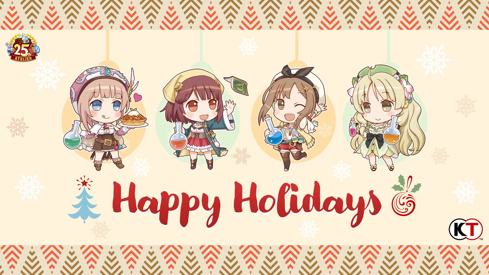 Developer 2022 Holiday Cards; The Somnium Files, Atelier, Eternights & More