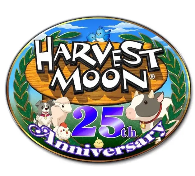 harvest moon 25th anniversary logo