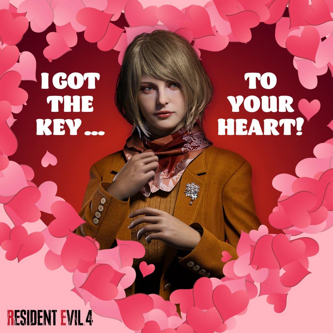 Resident Evil 4 Remake Shares Oddly Charming Valentine’s Day Cards