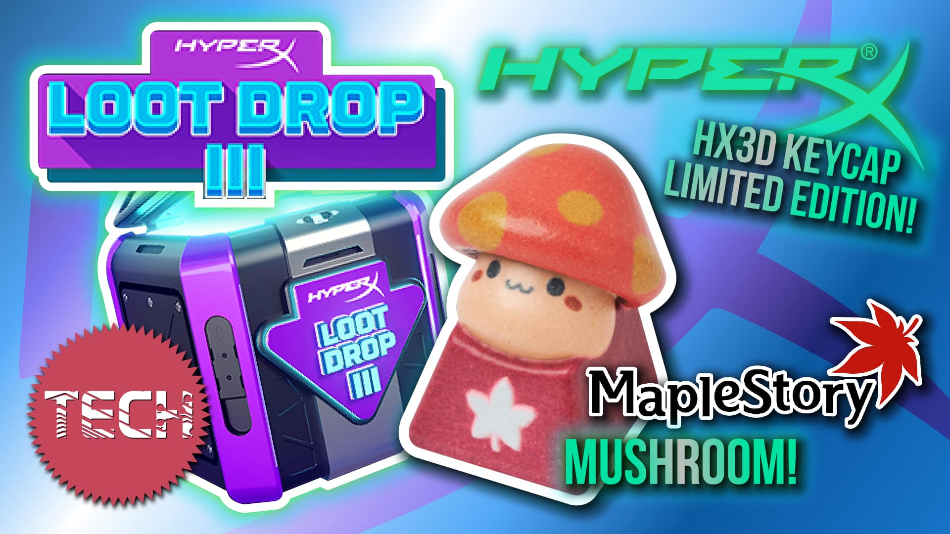 NEW HyperX Maplestory Mushroom Keycap Fungal Surprise – Releasing Mid-March 2023