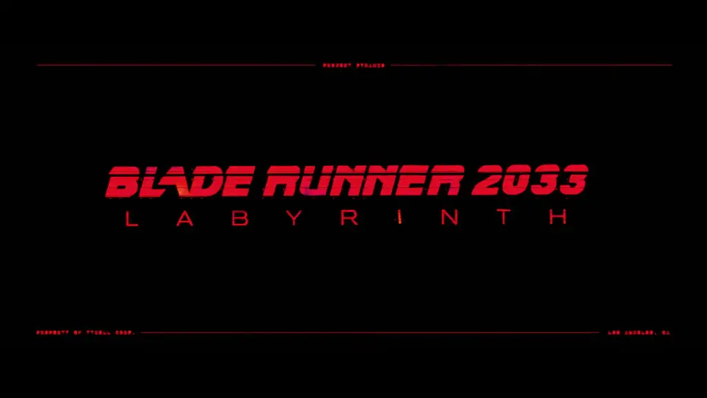 Blade Runner 2033 Labyrinth 1