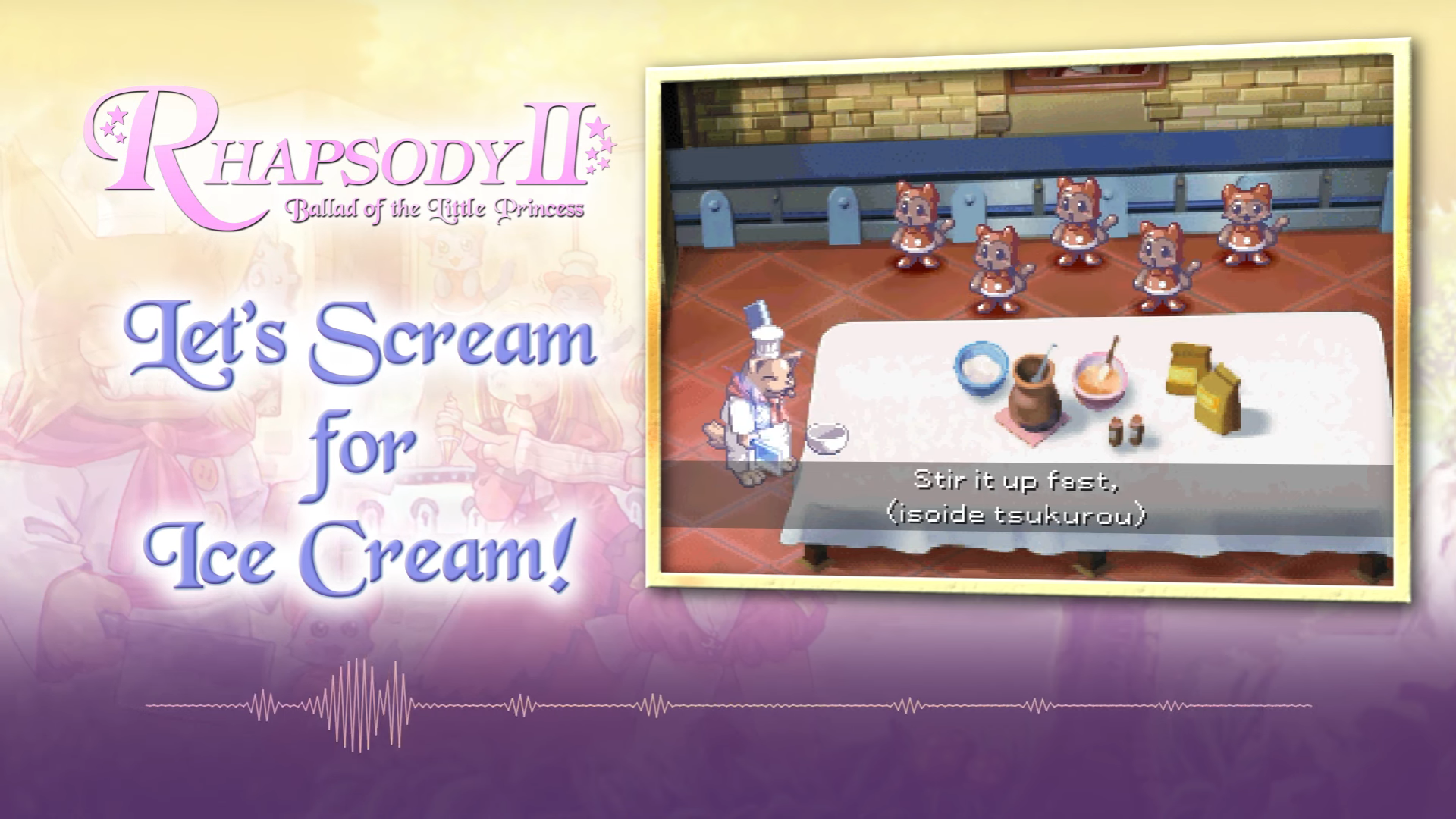 New Rhapsody: Marl Kingdom Chronicles Trailer Spotlights Vocal Songs; Let’s Scream for Ice-Cream Together