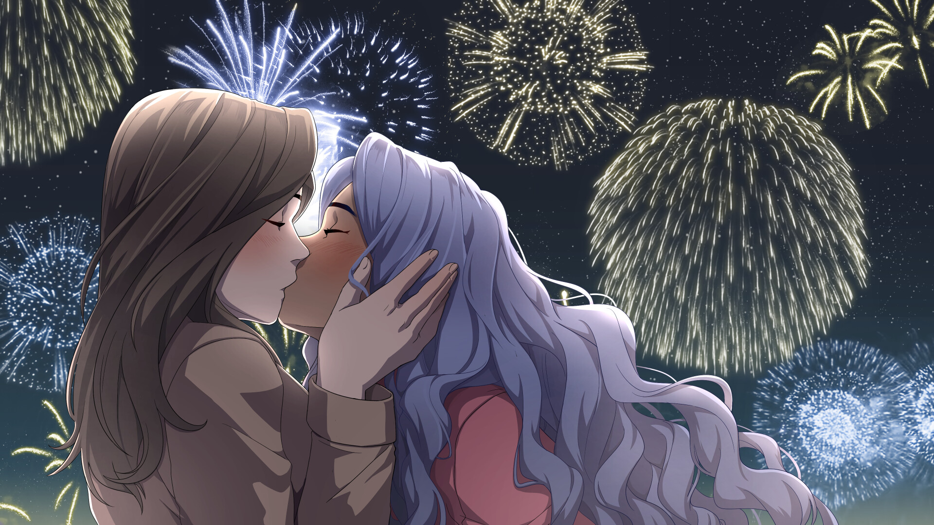 Bisexual Twins’ Romance Competition Visual Novel ‘Trouble Comes Twice’ Coming to Steam in July; itch Next Week