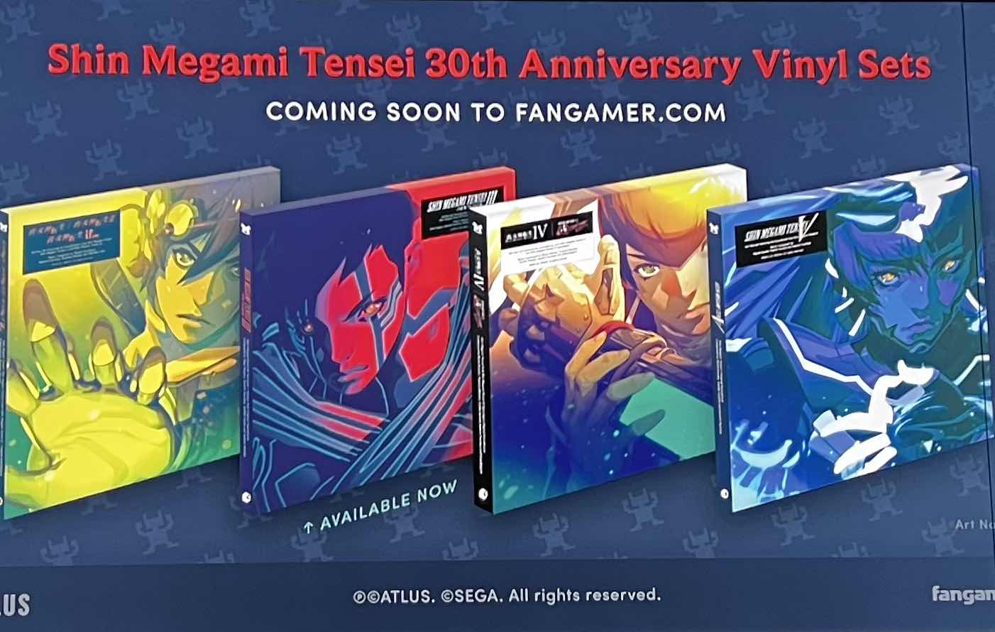 Shin Megami Tensei 30th Anniversary Vinyl Announced Featuring I, II, Nocturne, IV, V & if…