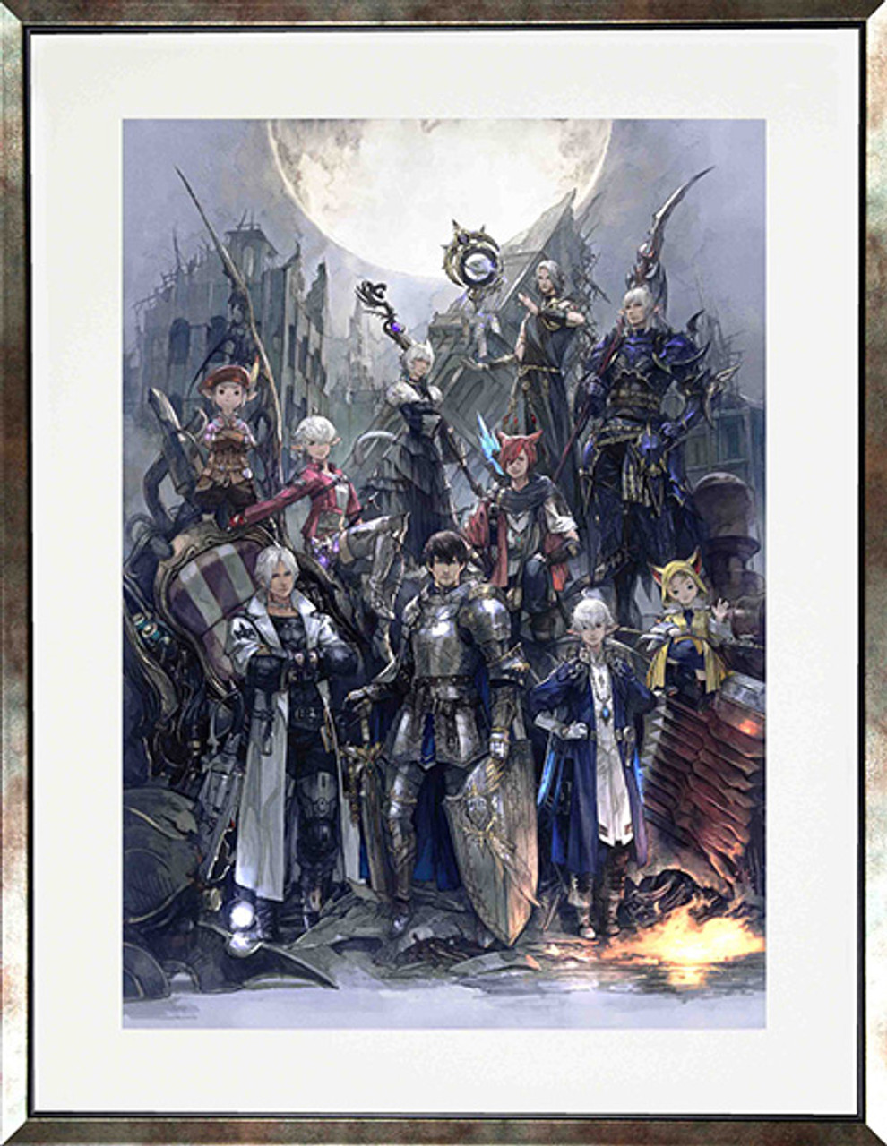 XIV Classes and Jobs Repeating - Coffee Art Board Print for Sale by  FuKitsune-Kyo