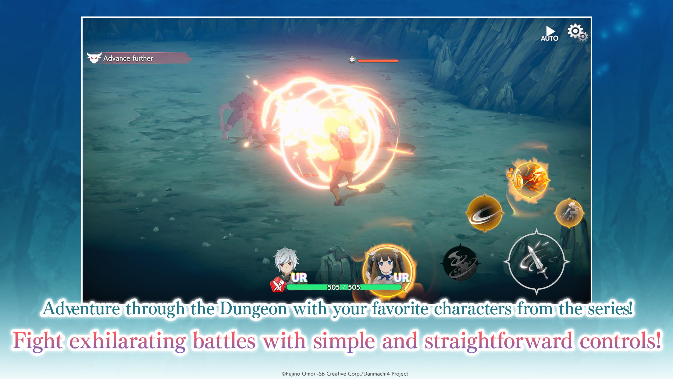 Danmachi Battle Chronicle Mobile Game Pre-Registration Opens