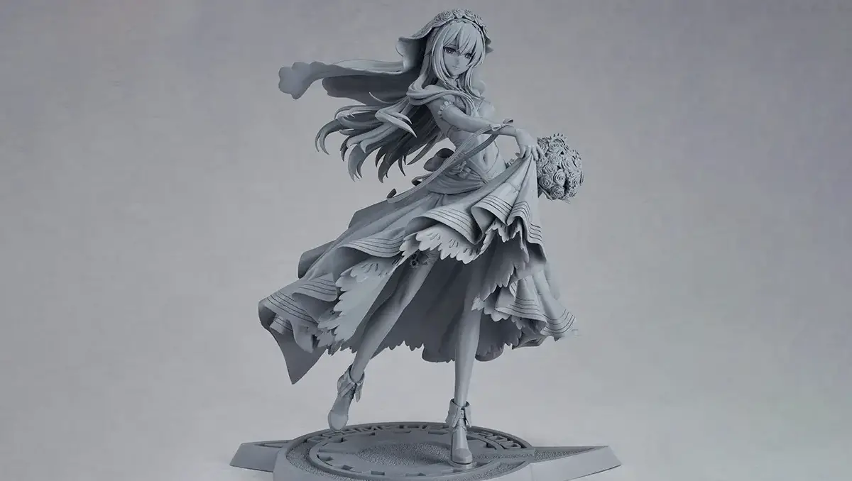 Steins;Gate Kurisu Wedding Dress Prototype Figure Revealed