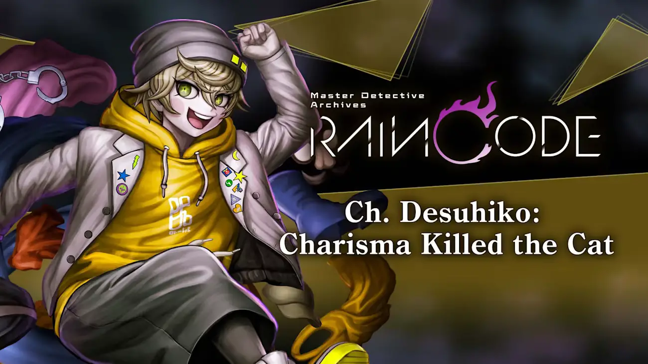 Master Detective Archives: RAIN CODE DLC Episode 1 “Ch. Desuhiko: Charisma Killed the Cat” Now Available