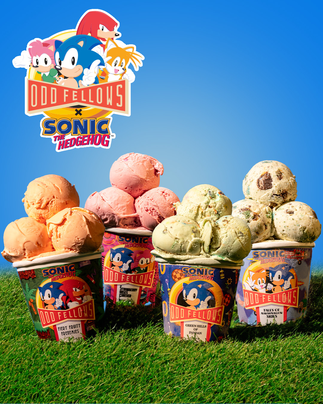 Sega Announces New Sonic the Hedgehog Ice Cream Collaboration Releasing Tomorrow Featuring 4 Flavors