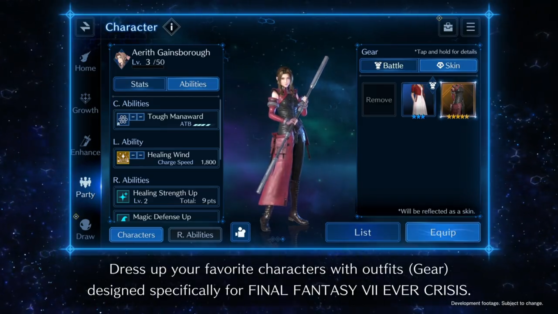 New Final Fantasy VII: Ever Crisis Trailer Highlights Outfits - Noisy Pixel