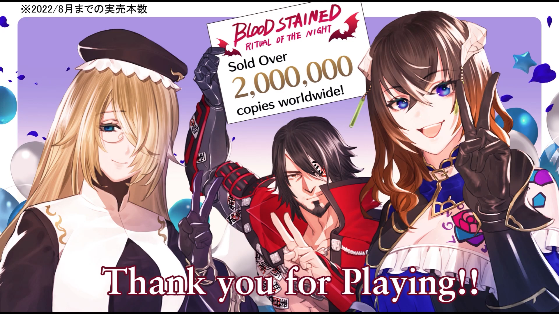 Bloodstained: Ritual of the Night Sells Over 2 Million Units Worldwide; Remaining Content Delayed Due to COVID, New Costumes & Game Mode Revealed