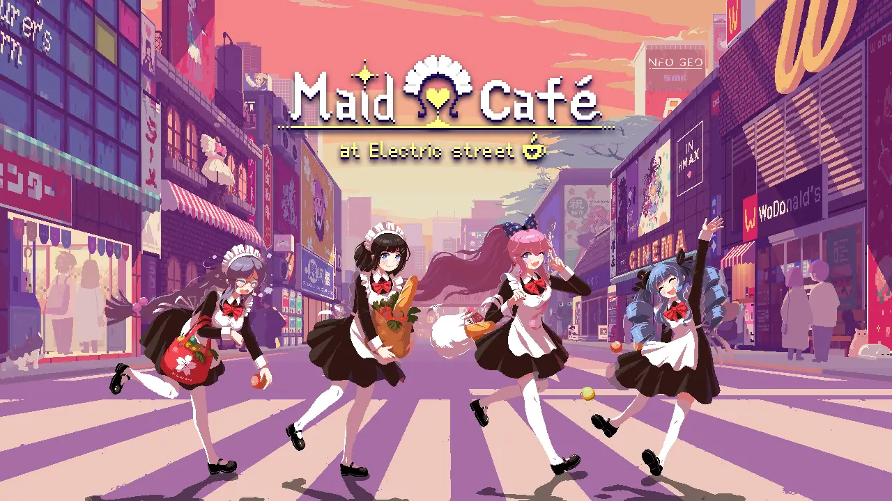 Playism Announces Publishing of Maid Cafe Adventure ‘Maid Cafe at Electric Street’ for PC 2024