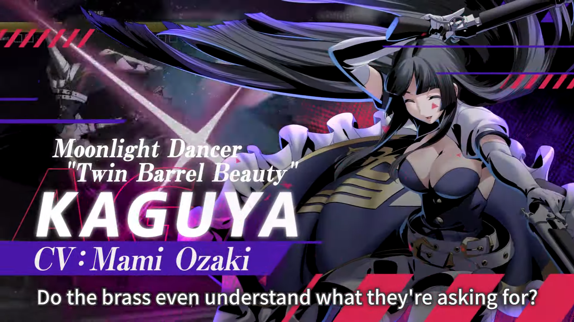 Under Night In-Birth II [Sys:Celes] Introduces the “Twin Barrel Beauty,” Kaguya
