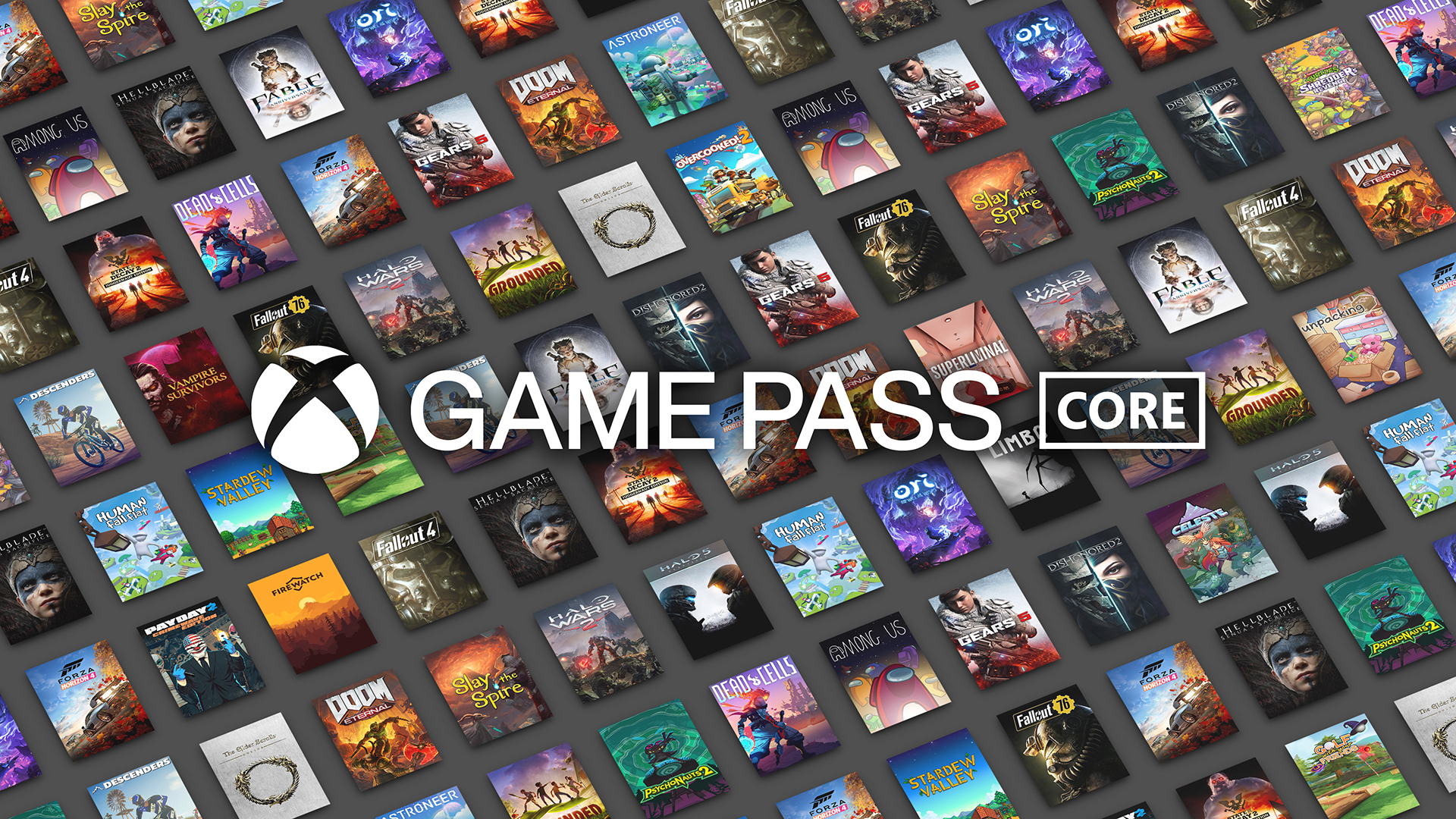 Microsoft Announces 36 Xbox Game Pass Core Titles Launching Tomorrow